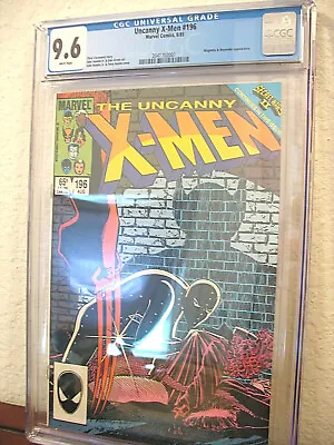 Buy Uncanny X-men #196 Cgc 9.6 White Pages Magneto And Beyonder Appearance • 47.43£
