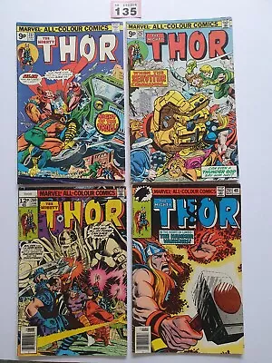 Buy THE MIGHTY THOR # 237-242-260-281 1975-79 X 4 • 11.99£
