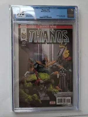 Buy Thanos #15 CGC Graded 9.8 Cosmic Ghost Rider Reveal Hulk Variant NM 2018 • 102.50£