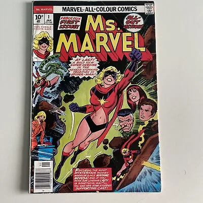 Buy Ms.Marvel #1 KEY ISSUE 1st Appearance Carol Danvers As Ms.Marvel Marvels Movie • 49.99£
