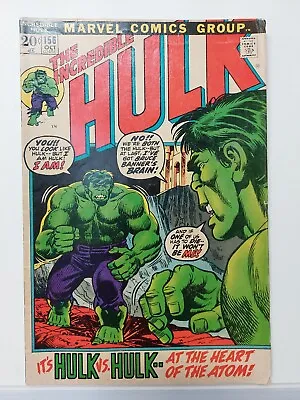 Buy Incredible Hulk  156         1st Appearance Krylar       Marvel  1972     (F417) • 17.34£