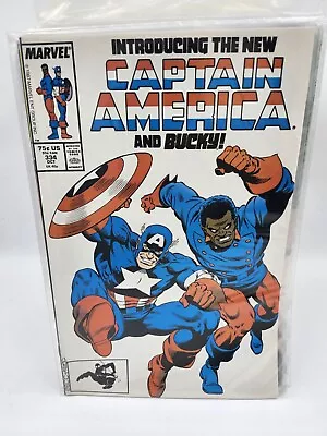Buy Captain America #334 (1987) 7.5 VF- 1st Lemar Hoskins As Bucky • 9.59£