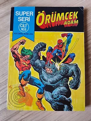 Buy SPIDERMAN #103 1991 #43 #44 TURKISH COMIC Spectacular SM #58 #59 INDIANA JONES • 63.73£