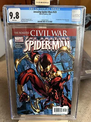 Buy Amazing Spider-Man #529 CGC 9.8 1st App Iron-Spider Suit Marvel Comic Book • 138.56£