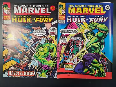 Buy The Mighty World Of Marvel Starring Hulk #294 & #295 Marvel Uk 1977 • 0.99£