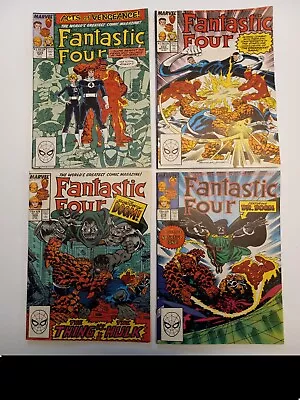 Buy Fantastic Four 318 320 333 334 Marvel 1988 Lot Dr. Doom!  Hulk! Wonder Man Wasp • 9.49£