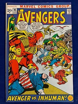 Buy 🔥🔑 Avengers #95 1972 Neal Adams Avengers Vs Inhuman *high Grade Condition*🔥🔑 • 84.37£