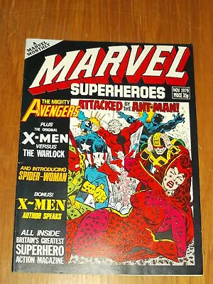 Buy Mighty World Of Marvel Superheroes #355 1979 November British Monthly Avengers • 5.99£