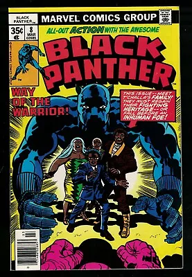 Buy Marvel Comics 8 Black Panther 7.5 VFN-  1977 1st Print • 16.99£