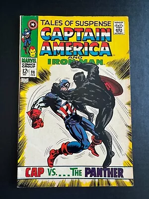 Buy Tales Of Suspense #98 - Captain America Vs Black Panther (Marvel, 1968) F/VF • 55.60£