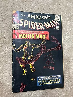 Buy Amazing Spider-Man #28  1965 3.5 VG-  Marvel  1st Molten Man  Silver Age • 107.94£