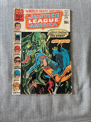 Buy DCC: Justice League Of America #87 Feb 1971 Zatanna Appearance GOOD • 4.85£