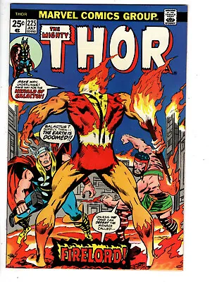 Buy Thor #225 (1974) - Grade 8.5 - 1st Appearance Of Firelord - Galactus App! • 95.16£
