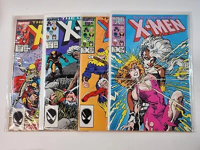 Buy Uncanny X-Men 214 215 216 219 DIRECT Marvel Comics 4 Book Copper Age Lot 1987 • 23.71£