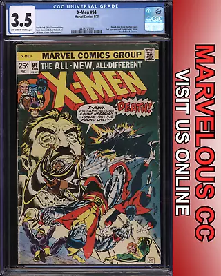Buy 1975 Marvel New X-Men #94 New X-Men Begin Sunfire Leaves Cockrum Bronze CGC 3.5 • 310.03£