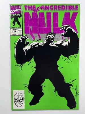 Buy Incredible Hulk #377 (1990) 1st App. Professor Hulk In 9.4 Near Mint • 14.38£