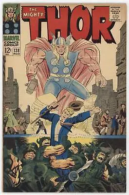Buy Mighty Thor 138 Marvel 1967 FN Stan Lee Jack Kirby Ulik Sif • 36.37£
