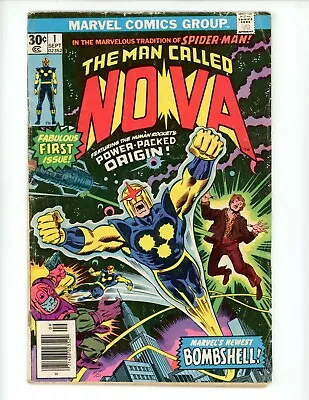 Buy Nova #1 Comic Book 1976 VG+ Rich Buckler Marvel 1st App And Origin Comics • 31.77£
