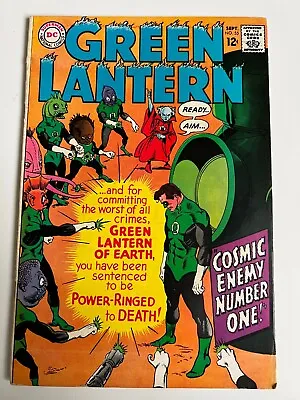 Buy GREEN LANTERN  No 55 Silver Age DC Comics COSMIC ENEMY NUMBER ONE! SEP  1967 • 10£