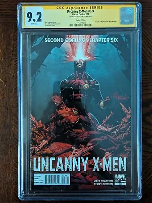 Buy UNCANNY X-MEN #524 CGC 9.2 SS Signed David Finch 1:25 Variant Marvel Comic Book • 114.54£