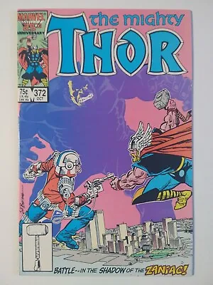Buy Marvel Comics Thor #372 1st Appearance Time Variance Authority VF+ 8.5 • 27.11£