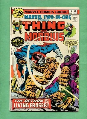 Buy Marvel Two-In-One #15 The Thing Morbius Living Vampire May 1976 Comic • 3.19£
