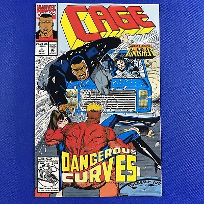 Buy Cage #4 NM+ 1992 Marvel Comics High Grade Punisher App Luke Post Heroes For Hire • 1.54£