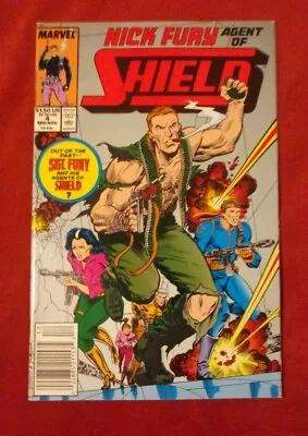 Buy Nick Fury Agent Of SHIELD #4 (November 1989) -- NEWSSTAND EDITION • 7.01£
