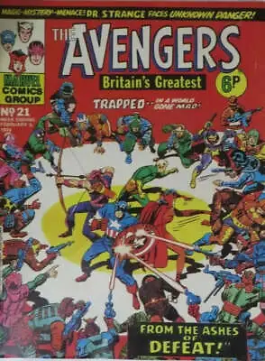 Buy The Avengers #21 - Marvel Comics / British - 1974 • 7.95£