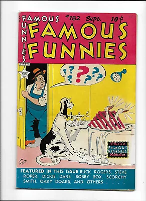 Buy Famous Funnies #182 [1949 Fn] Bathtub Cover! • 19.98£