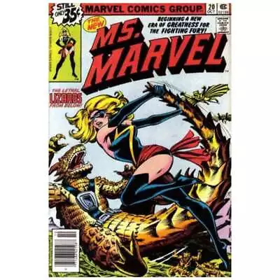 Buy Ms. Marvel (1977 Series) #20 In Fine Condition. Marvel Comics [v{ • 5.48£