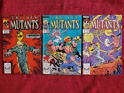 Buy 3x The New Mutants Numbers 64, 65 & 66 From 1988 Marvel Comics  • 3.49£