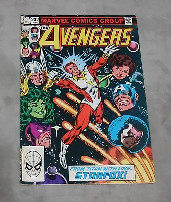 Buy The Avengers #232 - 1983 Marvel - High Grade - Starfox (Eros) Joins The Avengers • 11.98£