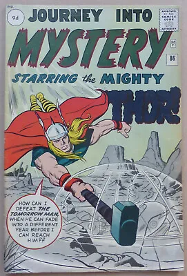 Buy JOURNEY INTO MYSTERY #86, 1st FULL APPEARANCES OF  ODIN  &  THE TOMORROW MAN . • 900£