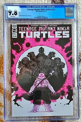 Buy Teenage Mutant Ninja Turtles 113 Cgc 9.8 1st Appearance Of Tokka Rahzar IDW 2021 • 75.95£