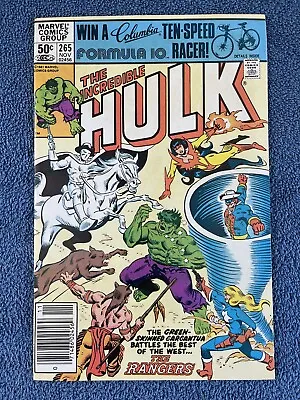 Buy INCREDIBLE HULK #265 (Marvel, 1981) 1st Rangers 1st Firebird ~ Newsstand • 15.03£