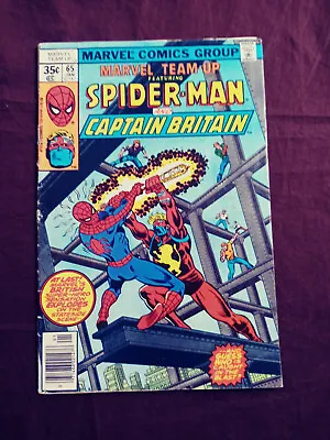 Buy Marvel Team-Up #65 *1st US App & Origin Of Captain Britain* Marvel 1978 Comic • 19.71£