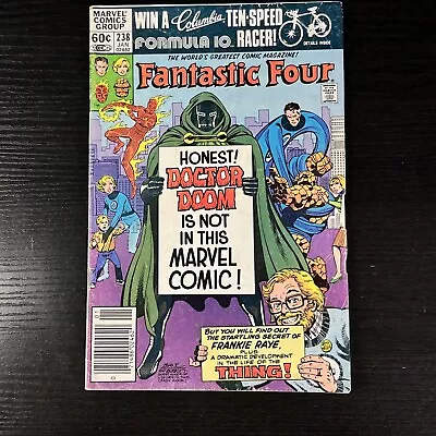 Buy Fantastic Four #238  VGC Marvel Frankie Raye Gains Plasma Powers John Byrne Art • 9.64£