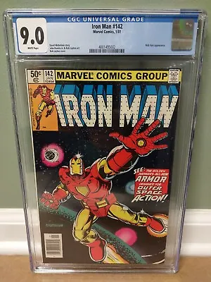 Buy THE INVISIBLE IRON MAN #142 CGC 9.0  Marvel Comics   1980  Outer Space Action  • 43.47£