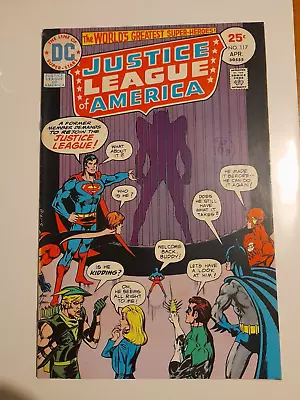 Buy Justice League Of America #117 April 1975 VFINE 8.0 With Golden Eagle • 6.99£