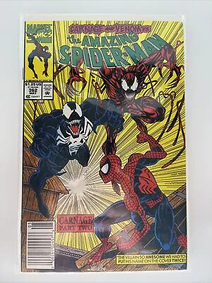 Buy Marvel Comics Amazing Spider-Man #362 Newsstand 2nd App Carnage Lovely Condition • 54.99£