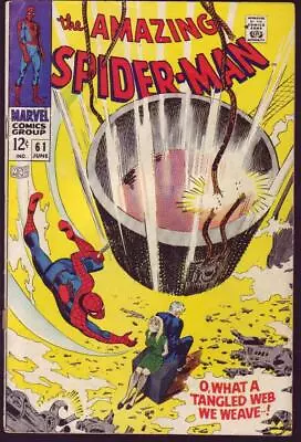 Buy Amazing Spider-Man #61 (1968) 1st Cover Appearance Of Gwen Stacy GVG 3.0 • 41.11£