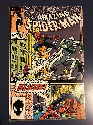 Buy Amazing Spider-Man #272 (9.2/9.4 NM) 1986 Origin & 1st Appearance Of Slyde • 5.62£