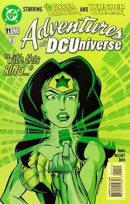 Buy Free P & P; Adventures In The DC Universe #11, Feb 1998: Wonder Woman, GL! • 4.99£