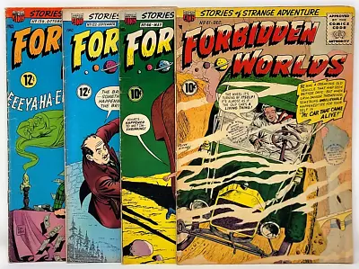 Buy 4 Forbidden Worlds American Comics Group ACG #61, 66, 122, 139 Strange Adventure • 41.10£