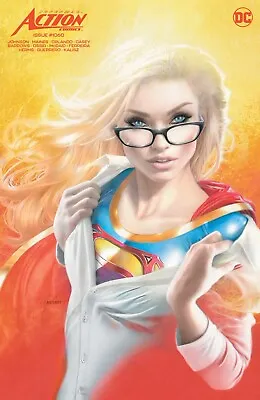 Buy Action Comics #1060 Natali Sanders Megacon Excl Supergirl Variant-b Le 600 W Coa • 39.97£