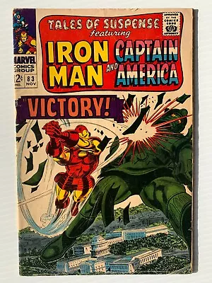 Buy Tales Of Suspense #83 1966 Featuring Iron Man And Captain America • 51.45£