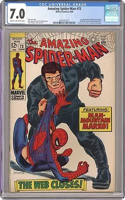 Buy Amazing Spider-Man #73 CGC 7.0 1969 4387410021 • 119.93£