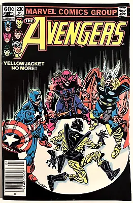 Buy Avengers #230 VF (1983) Yellow Jacket Farewell / Al Milgrom Cover - Newsstand • 11.92£