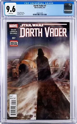 Buy Darth Vader #7 CGC 9.6 (Sep 2015, Marvel) Star Wars Adi Granov Cover, 1st IG-90 • 38.13£